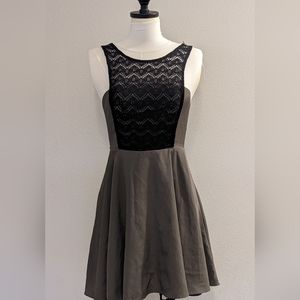 KNT lace yoke cocktail dress